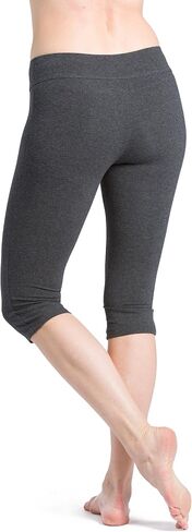 Fishers Finery Women's Ecofabric 16" Fitness Running Athletic Yoga Capri in Kuwait