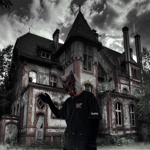 ايراسبوكي قناع ذئب للرجال لحفلات الهالوين التنكرية لكامل الراس من اللاتكس in Kuwait