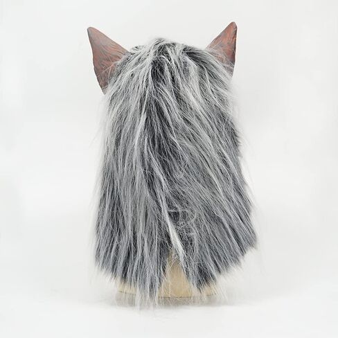 ايراسبوكي قناع ذئب للرجال لحفلات الهالوين التنكرية لكامل الراس من اللاتكس in Kuwait