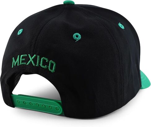 متجر الملابس العصرية XXL Hecho En Mexico Eagle قبعة بيسبول منظمة مطرزة ثلاثية الأبعاد in Saudi Arabia