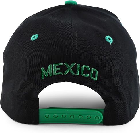 متجر الملابس العصرية XXL Hecho En Mexico Eagle قبعة بيسبول منظمة مطرزة ثلاثية الأبعاد in Saudi Arabia