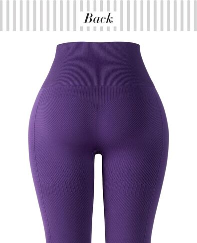 سروال نسائي من SPRIMEMONG بدون خياطة عالي الخصر لممارسة التمارين الرياضية في صالة الألعاب الرياضية in Kuwait