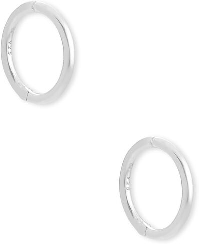 Kendra Scott Keeley 10mm Huggie Earrings in Sterling Silver in Saudi Arabia