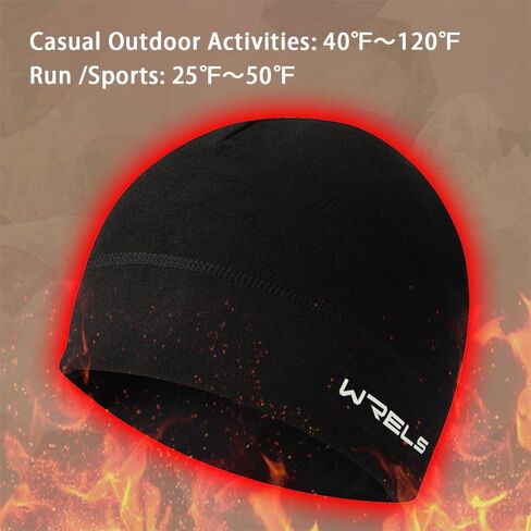 قبعة رجالية للساعة قبعة صوف قبعة صغيرة قبعة جمجمة شتاء دافئ للجري والرياضات الخارجية in Kuwait