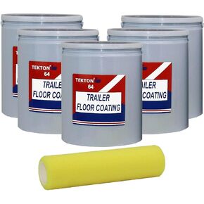 (Black, 1 Quart Protects Trailer Floors, Ramps and Walls; Non Skid Paint