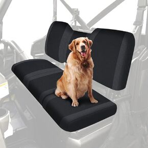 StarknightMT Ranger XP 1000 Seat Cover, Full Back Ranger Seat Covers Compatible with Polaris Ranger 1000/ XP 1000/Crew XP 1000 2018 2019 2020 2021 2022 2023 Scratch-Resistant Black