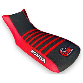 QK RACING Seat Cover - Compatible Fit for The Honda 1993-2006 TRX 300 EX Sportrax 300 TRX300EX 2x4 All Red/Black top