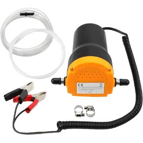 Car Oil Change Pump Extractor, 12V 60W Auto Electric Oil Diesel Fluid Change Transfer Pump Engine Scavenge Suction Pump, Universal for Vehicle Boat Motorbike Tractor Truck RV ATV