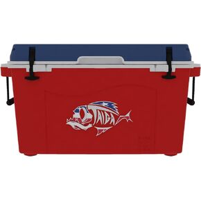 Taiga Coolers Original Hard Cooler, 55 Quart, Red White and Blue, 1 Count