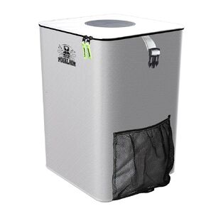 POUALAON Collapsible Boat Trash Can | Waterproof Boat Trash Bag for Boating and Camping | Durable, Large and Portable with Inner Bin