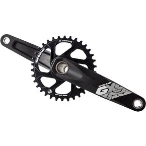 GX Bicycle Crank MTB Bike Crankset Chainring 175mm 6 Degree Aluminum Alloy 32T 34T 36T 38T with Bottom Bracket
