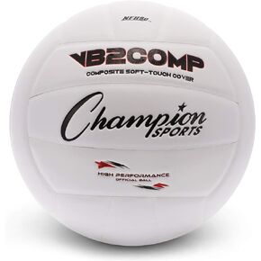 Champion Sports VB Official Composite Synthetic Leather Game Volleyball - Multiple Colors