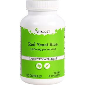Vitacost Red Yeast Rice - 1200 mg - 120 Vegetarian Capsules in Saudi Arabia