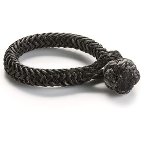 WARN 102556 Spydura Soft Shackle Synthetic Rope, 3/8" Diameter, Black