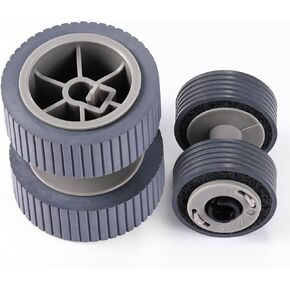 Threlaco Pa03540-0001 Pa03540-0002 Scanner Brake and Pick Roller Set Compatible with Fi-6130 Fi-6225 Fi-6130z Fi-6230 Fi-6140 Fi-6240 Fi-6120 Fi-6130 Fi-6225 Fi-6130z Fi-6230 Fi-6140 Fi-6240 Fi-6120