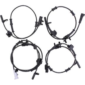 NewYall Pack of 4 Front Rear Left Driver and Right Passenger Side ABS Wheel Speed Sensor