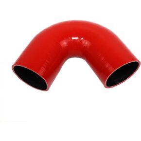 High Performance 4-Ply Reinforced 1.5" ID 135 Degree Elbow Coupler Silicone Hose Turbo/Intercooler/Piping (BLACK, 1.5")