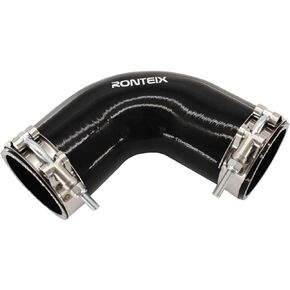 RONTEIX Universal Straight Hump Silicone Hose Coupler ID 3" (76 MM) with 2 PCS T-Bolt Clamps,4-Ply Reinforced for Turbo/Intercooler/Intake Piping/Radiator Tube