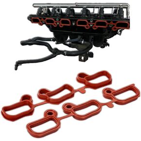 2PCS Engine Intake Manifold Gasket, 11611436631 Automotive Replacement Intake Manifold Gaskets Suitable for X3 X5 Z3 Z5 323Ci 323i 328Ci 328i 325i 325Xi 330i 330Xi 525i 530i 325Ci 330Ci