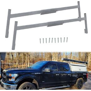 Aluminum Truck Cap & Topper Ladder Roof Rack for Pickup Camper Shell