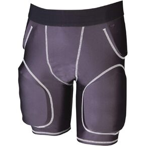 Cramer Tornado 5 Pad Football Girdle with Hip, Tailbone and Thigh Pads, Integrated Closed-Cell EVA Foam Pads, and Moisture-Wicking Fabric, High Support and Comfort, Graphite, Small