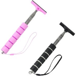 2 حزمة ممسحة مرآة جانبية للسيارة قابلة للسحب، ممسحة صغيرة لتنظيف نوافذ السيارة، تمتد حتى 98 سم / 38 بوصة طويلة in Kuwait