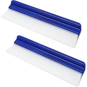 2pack 12.2 Inch Car Drying Squeegee Water Blade Professional Automotive Wiper Car Squeegee Water Blade Squeegee Silicone Auto Car Dryer, Upgrade 3-Layer Sink for Car Squeegee Water Blades for Cars