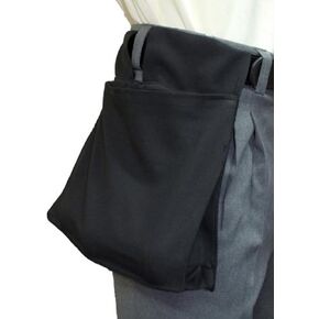Smitty Umpire Deluxe Ball Bag with Expandable Insert (Black)