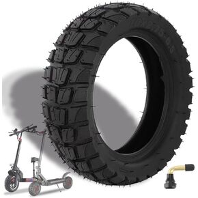 Felixstory 10 Inch Vacuum Tire 10x2.75-6.5 Off-road Tire Suitable for Speedway 5 Dualtron 3 Hover-1 Alpha JOYOR S Hiboy Titan PRO Electric Scooter Explosion-Proof Tyre, Shockproof Super-Grip