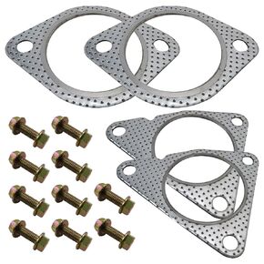 Gxcdizx Engine Exhaust Gasket Bolts Nut Kit for Infiniti Q50 RWD 370z RWD/AWD G37