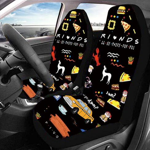 12PCS Car Accessories Set,Funny TV Show Merchandise,Car Seat Cover,Steering Wheel Cover,Universal for Auto Truck Van SUV in Saudi Arabia