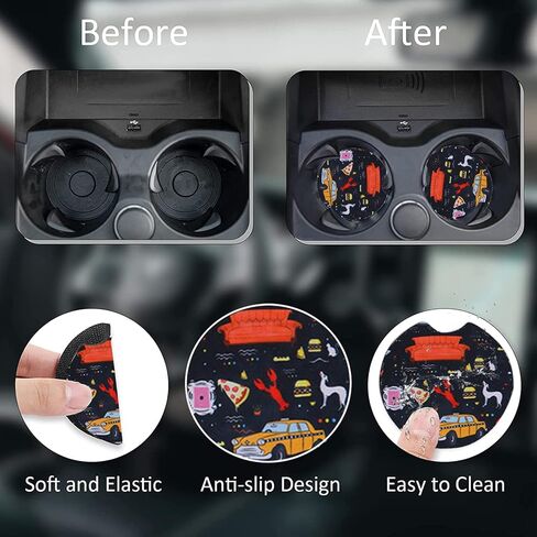 12PCS Car Accessories Set,Funny TV Show Merchandise,Car Seat Cover,Steering Wheel Cover,Universal for Auto Truck Van SUV in Saudi Arabia