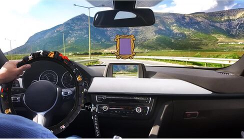 12PCS Car Accessories Set,Funny TV Show Merchandise,Car Seat Cover,Steering Wheel Cover,Universal for Auto Truck Van SUV in Saudi Arabia