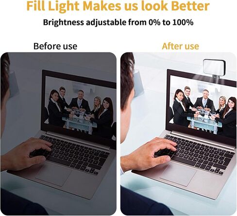 Selfie Light, LED Phone Light with 3 Lighting Mode, USB Charger Portable Video Light Selfie, Makeup, Tiktok, Live Stream, Zoom Conference Rechargeable Clip Video/Photos Light for Phone, iPad, Camera in Saudi Arabia