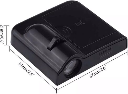 2X Wireless car Door Motorcycle Shadow Laser Projector Logo LED Light for Harley Davidson All Model All Year - Gift for Harley Lovers - Lights Door Logo Projector for Cars in Saudi Arabia