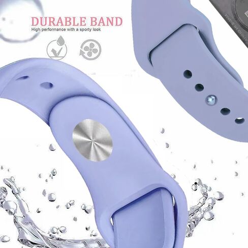 6 قطع من أحزمة ساعات السيليكون لـ Garmin Vivoactive 4S / Venu 3S / Venu 2S/ Vivomove 3S، حزام معصم بديل مقاوم للماء 18 مم سريع التحرير لـ Garmin Forerunner 255s/255s in Kuwait