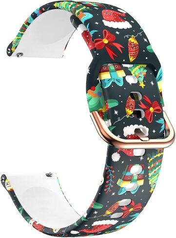 3Pack Watch Bands Compatible with Garmin Vivoactive 4S/ Venu 2S / Venu 3S/ Vivomove 3S, 18mm Soft Silicone Replacement Watch Band Wristband for Forerunner 255s/265s Women Men in Saudi Arabia