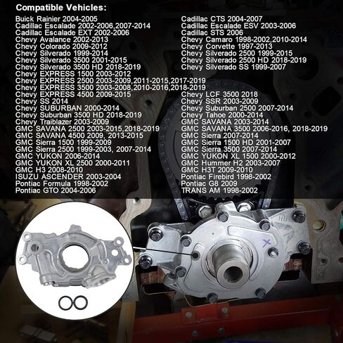 Bicos M295HV High Volume Oil Pump Compatible with Cadillac Escalade Chevy Avalanche Silverado Suburban GMC Savana Sierra Yukon 4.8L 5.3L 5.7L 6.0L 6.2L in Saudi Arabia