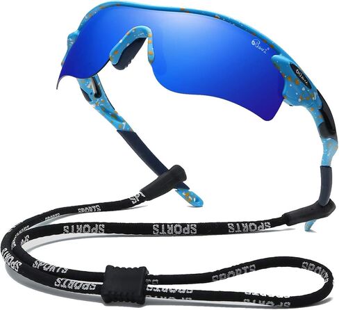 Bevi Polarized Sports Sunglasses TR90 Durable and Ultralight Frame for Men Women Baseball Running Cycling Golf in Kuwait