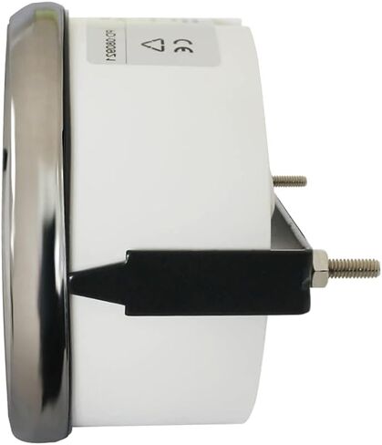 ELING Universal 85 مم 4 في 1 مقياس ضغط الزيت متعدد الوظائف 0-80 رطل لكل بوصة مربعة مستوى الوقود 0-190ohm 100-250 درجة فهرنهايت درجة حرارة الماء 8-16 فولت فولتميتر مع إضاءة خلفية حمراء (أسود + أسود) in Kuwait