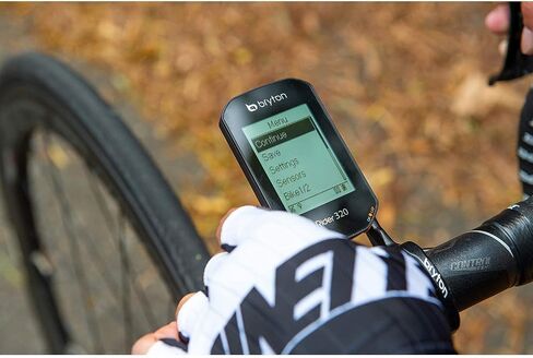 كمبيوتر Bryton Rider 320 GPS للدراجة/ركوب الدراجات. بسيطة ولكنها قوية. 5 دعم أنظمة الأقمار الصناعية. عمر بطارية طويل 35 ساعة. يدعم سرعة ANT+/BLE، والإيقاع، وأجهزة استشعار مراقبة معدل ضربات القلب، ومقياس الطاقة ANT+. in Saudi Arabia