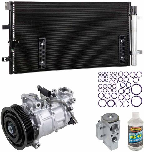 For Audi Q5 S5 SQ5 OEM AC Compressor w/Condenser Drier - BuyAutoParts 61-98647R5 New in Saudi Arabia
