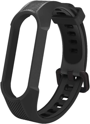 أحزمة بديلة من Yuuol متوافقة مع Xiaomi Mi Band 6 Band/Xiaomi Mi band 5 Band/Amazfit Band 5 Band، أساور معصم من السيليكون الناعم، حزام معصم رياضي قابل للتعديل للنساء والرجال in Saudi Arabia