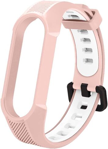 أحزمة بديلة من Yuuol متوافقة مع Xiaomi Mi Band 6 Band/Xiaomi Mi band 5 Band/Amazfit Band 5 Band، أساور معصم من السيليكون الناعم، حزام معصم رياضي قابل للتعديل للنساء والرجال in Saudi Arabia