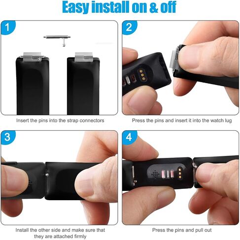 AK Soft TPU Wristbands - Compatible with Fitbit Inspire 2 & HR Bands, Sports Waterproof Straps for Fitbit Fitness Trackers in Saudi Arabia