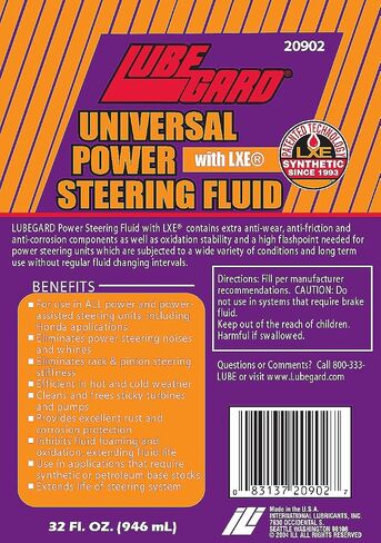 Lubegard 20910 Universal Power Steering Fluid, 10 oz. in Saudi Arabia