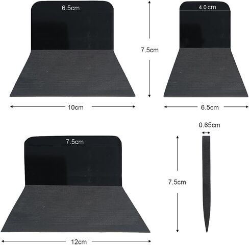 PPF Squeegee Soft Silicone Rubber Scraper Anti-Scratch TPU Coating Scraper for Car Vinyl Paint Protection Film Installation, Vinyl Wrap and Window Tint Windshield Glass Cleaning Squeegee Tool (Black) in Saudi Arabia