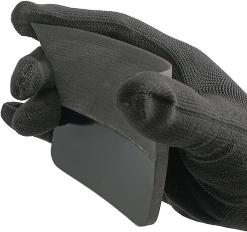 PPF Squeegee Soft Silicone Rubber Scraper Anti-Scratch TPU Coating Scraper for Car Vinyl Paint Protection Film Installation, Vinyl Wrap and Window Tint Windshield Glass Cleaning Squeegee Tool (Black) in Saudi Arabia