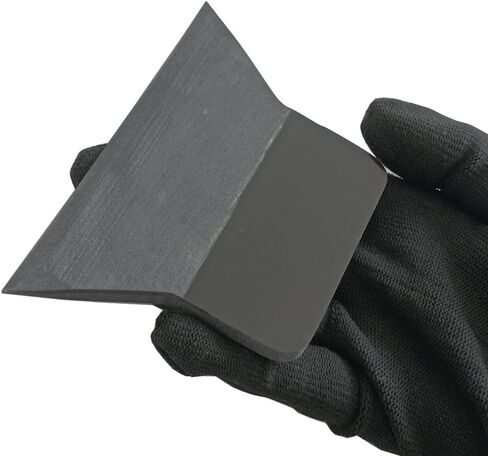 PPF Squeegee Soft Silicone Rubber Scraper Anti-Scratch TPU Coating Scraper for Car Vinyl Paint Protection Film Installation, Vinyl Wrap and Window Tint Windshield Glass Cleaning Squeegee Tool (Black) in Saudi Arabia