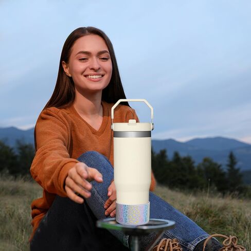 WK IEASON Protective Silicone Base Boot 12oz-24oz for Hydro Flask Wide Mouth/Standard Mouth, Anti-Slip Silicone Cover Bumper Compatible with Stanley Tumbler 40oz 30oz 20oz-2.83inch Bottom Diameter in Saudi Arabia